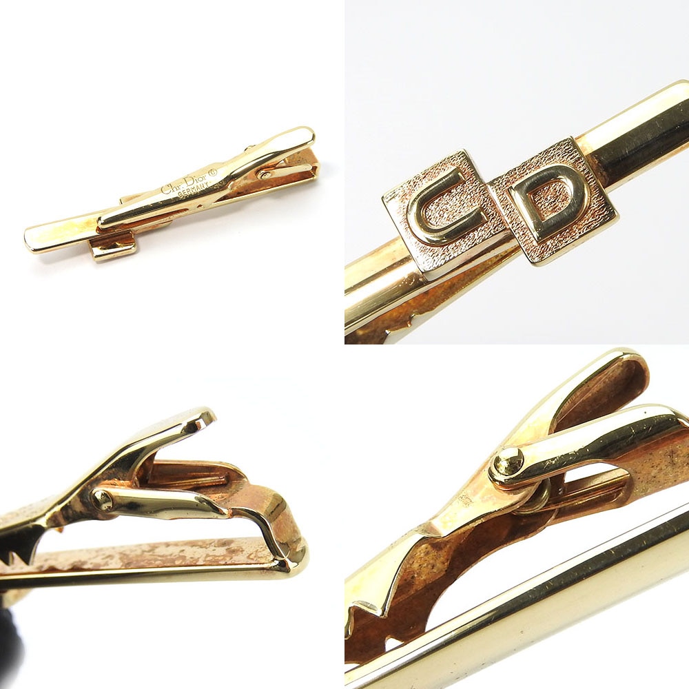 中古 タイピン メタル ゴールド メッキ GP CDロゴ メンズ 男性 中古 タイピン メタル ゴールド メッキ GP CDロゴ メンズ 男性