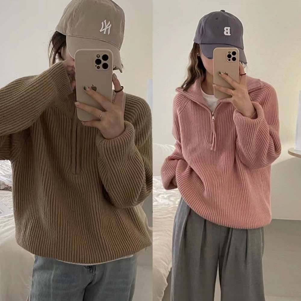 セーター レディース ハーフジップリブニット タートルネック ゆる ざっくり かわいい 厚手 ケーブル編み トレーナー 人気 白 黒 ブランド 柄 ハイネック ニットセーター 春 クルーネック おしゃ セーター レディース ハーフジップリブニット タートルネック ゆる ざっくり かわいい 厚手 ケーブル編み トレーナー 人気 白 黒 ブランド 柄 ハイネック ニットセーター 春 クルーネック おしゃ