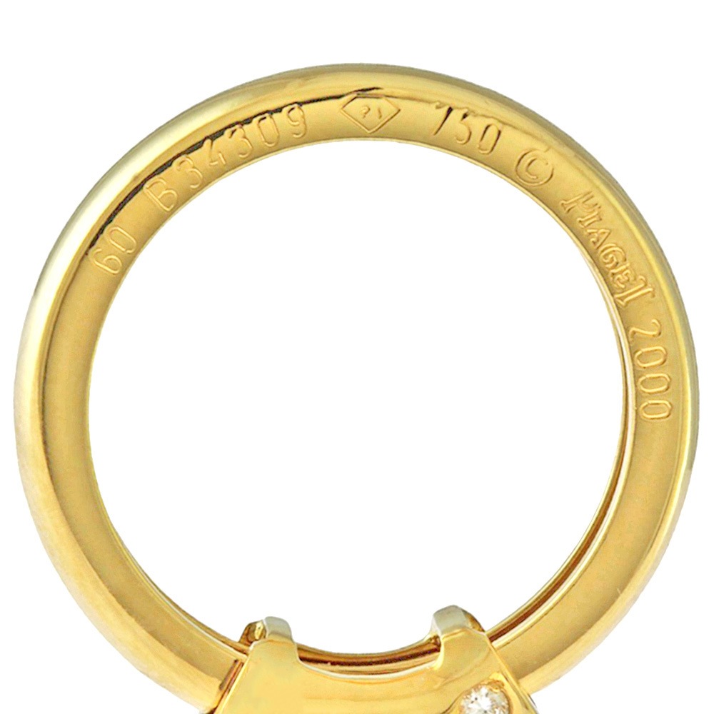 ピアジェ ダンサー リング 指輪 17号 18金 K18イエローゴールド ダイヤモンド PIAGET 中古 美品 ピアジェ ダンサー リング 指輪 17号 18金 K18イエローゴールド ダイヤモンド PIAGET 中古 美品