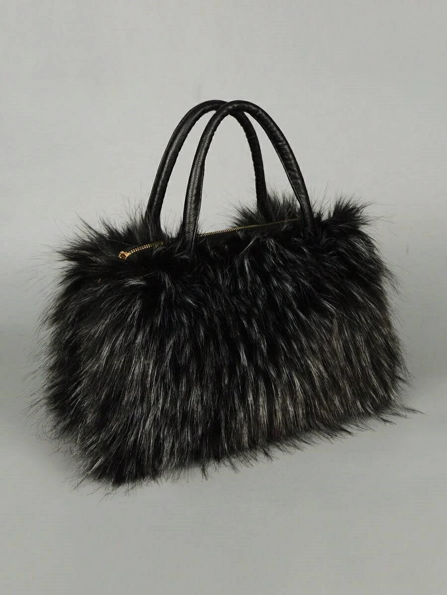 新作 毛むくじゅう女性用リストポーチふわふわウィンター クラッチバッグ大容量おしゃれなホワイト新作ファーバッグ 新作 毛むくじゅう女性用リストポーチふわふわウィンター クラッチバッグ大容量おしゃれなホワイト新作ファーバッグ