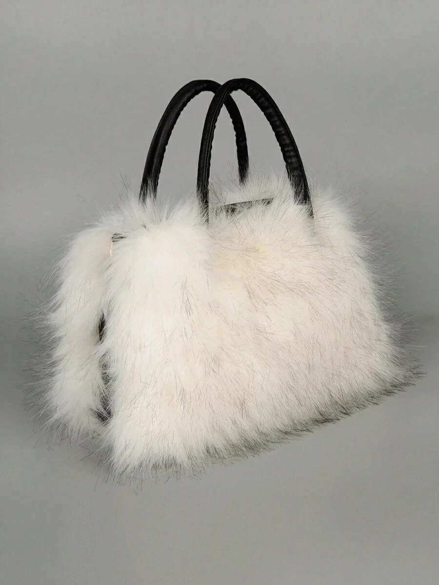 新作 毛むくじゅう女性用リストポーチふわふわウィンター クラッチバッグ大容量おしゃれなホワイト新作ファーバッグ 新作 毛むくじゅう女性用リストポーチふわふわウィンター クラッチバッグ大容量おしゃれなホワイト新作ファーバッグ