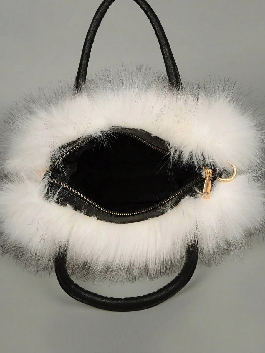 新作 毛むくじゅう女性用リストポーチふわふわウィンター クラッチバッグ大容量おしゃれなホワイト新作ファーバッグ 新作 毛むくじゅう女性用リストポーチふわふわウィンター クラッチバッグ大容量おしゃれなホワイト新作ファーバッグ