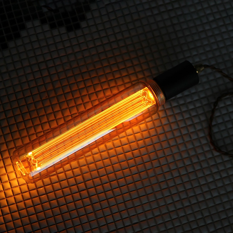 2個セットノスタルジアBIGチューブ E26 ゴールドガラス チューブ型 電球 円筒型 調光器対応 2個セットノスタルジアBIGチューブ E26 ゴールドガラス チューブ型 電球 円筒型 調光器対応