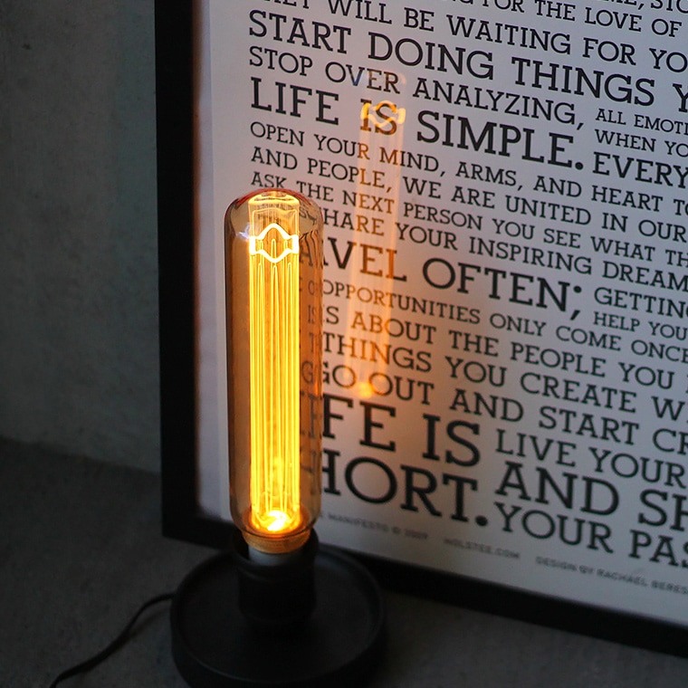 2個セットノスタルジアBIGチューブ E26 ゴールドガラス チューブ型 電球 円筒型 調光器対応 2個セットノスタルジアBIGチューブ E26 ゴールドガラス チューブ型 電球 円筒型 調光器対応