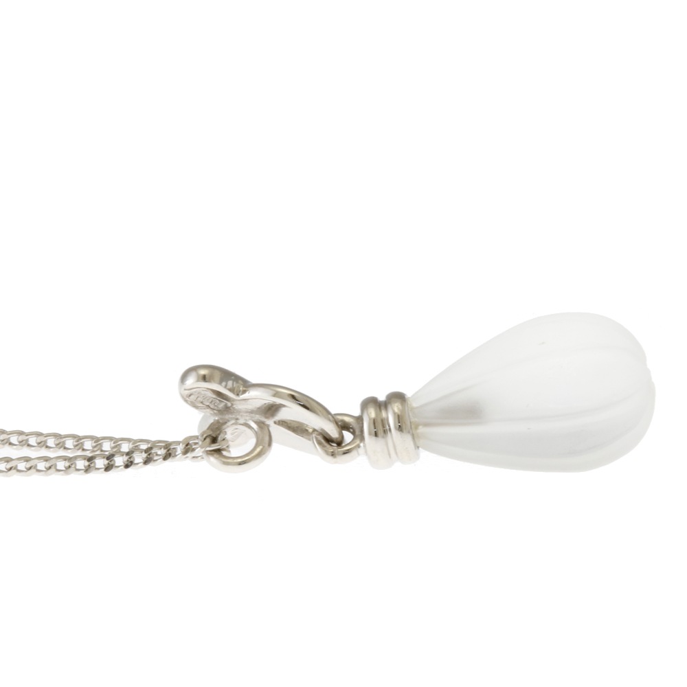 ネックレス Pt850プラチナ クォーツ 中古 美品 ネックレス Pt850プラチナ クォーツ 中古 美品