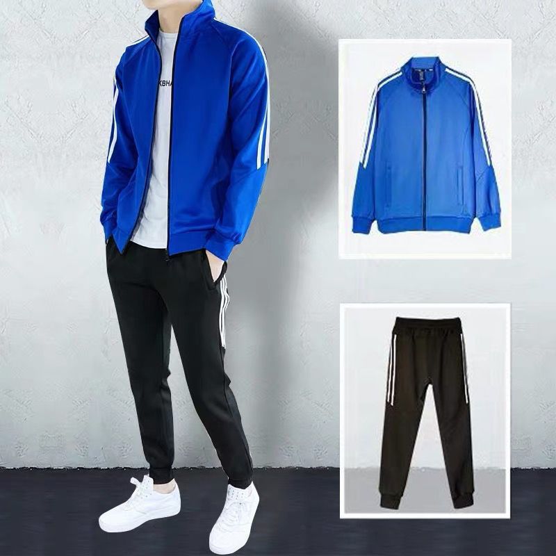 カジュアルトレンドセーターメンズスポーツスーツ春秋スーツジャケットファッションメンズハンサムユースツーピーススーツ トレーニングボトムス 豪奢な Www Quartzhotel Mx