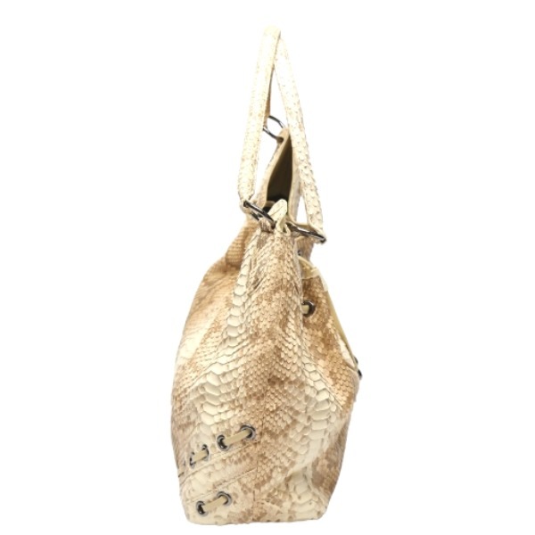 パイソンLB-2029 ダイヤモンドパイソン 訳あり グラデーションキャメル