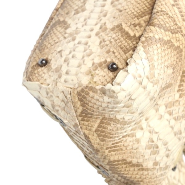 パイソンLB-2029 ダイヤモンドパイソン 訳あり グラデーションキャメル