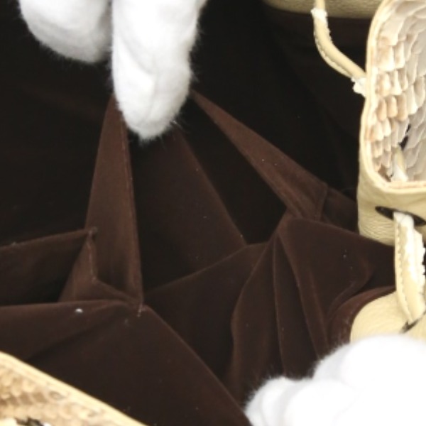 パイソンLB-2029 ダイヤモンドパイソン 訳あり グラデーションキャメル