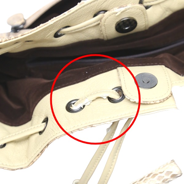 パイソンLB-2029 ダイヤモンドパイソン 訳あり グラデーションキャメル