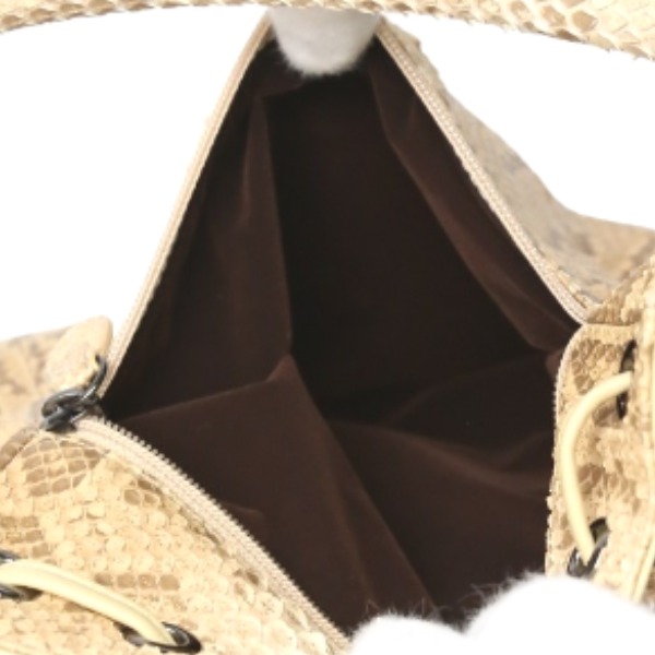 パイソンLB-2029 ダイヤモンドパイソン 訳あり グラデーションキャメル