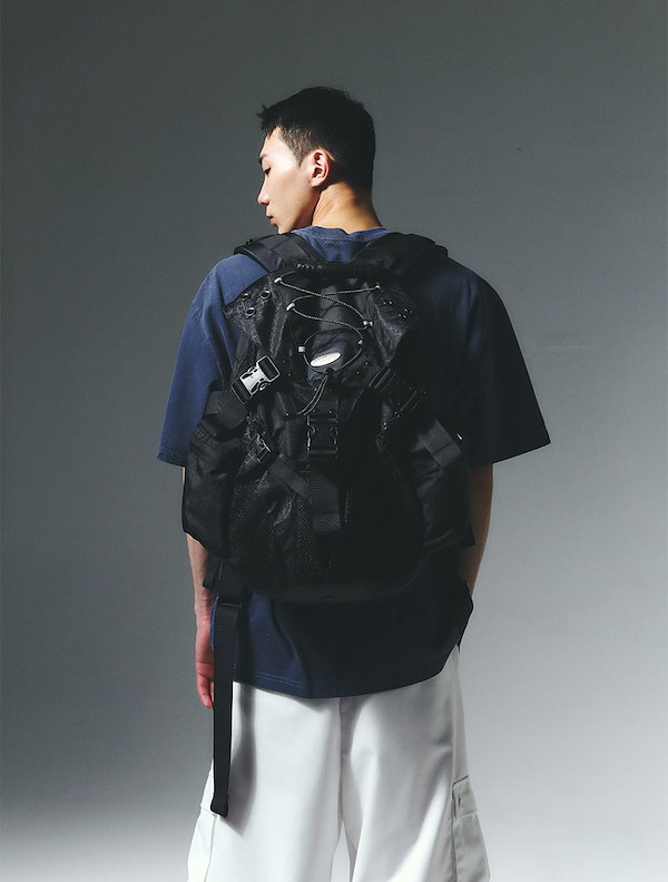 【TRAVEL】★人気★トレイルランナーメッシュテックバックパック Qoo10] TRAVEL トレイルランナーメッシュストリングテック