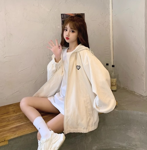 レディース トップス ジャケット アウター ミディアム丈 長袖 萌袖 フード ワイド ストリート 中厚手 大人可愛い カジュアル おしゃれ かっこいい ルーズ 個性的 主役級 存在感 キュート レディース トップス ジャケット アウター ミディアム丈 長袖 萌袖 フード ワイド ストリート 中厚手 大人可愛い カジュアル おしゃれ かっこいい ルーズ 個性的 主役級 存在感 キュート