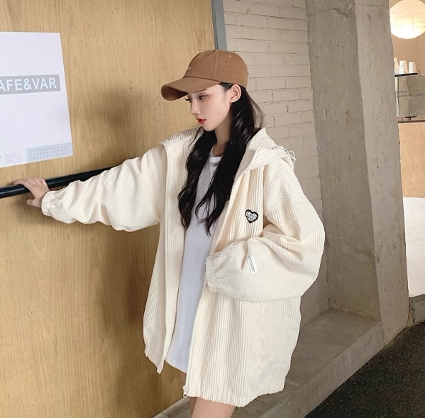 レディース トップス ジャケット アウター ミディアム丈 長袖 萌袖 フード ワイド ストリート 中厚手 大人可愛い カジュアル おしゃれ かっこいい ルーズ 個性的 主役級 存在感 キュート レディース トップス ジャケット アウター ミディアム丈 長袖 萌袖 フード ワイド ストリート 中厚手 大人可愛い カジュアル おしゃれ かっこいい ルーズ 個性的 主役級 存在感 キュート