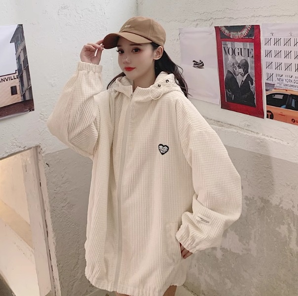 レディース トップス ジャケット アウター ミディアム丈 長袖 萌袖 フード ワイド ストリート 中厚手 大人可愛い カジュアル おしゃれ かっこいい ルーズ 個性的 主役級 存在感 キュート レディース トップス ジャケット アウター ミディアム丈 長袖 萌袖 フード ワイド ストリート 中厚手 大人可愛い カジュアル おしゃれ かっこいい ルーズ 個性的 主役級 存在感 キュート