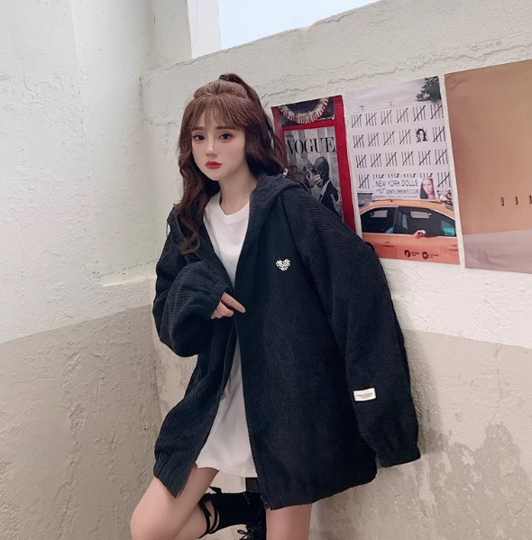 レディース トップス ジャケット アウター ミディアム丈 長袖 萌袖 フード ワイド ストリート 中厚手 大人可愛い カジュアル おしゃれ かっこいい ルーズ 個性的 主役級 存在感 キュート レディース トップス ジャケット アウター ミディアム丈 長袖 萌袖 フード ワイド ストリート 中厚手 大人可愛い カジュアル おしゃれ かっこいい ルーズ 個性的 主役級 存在感 キュート