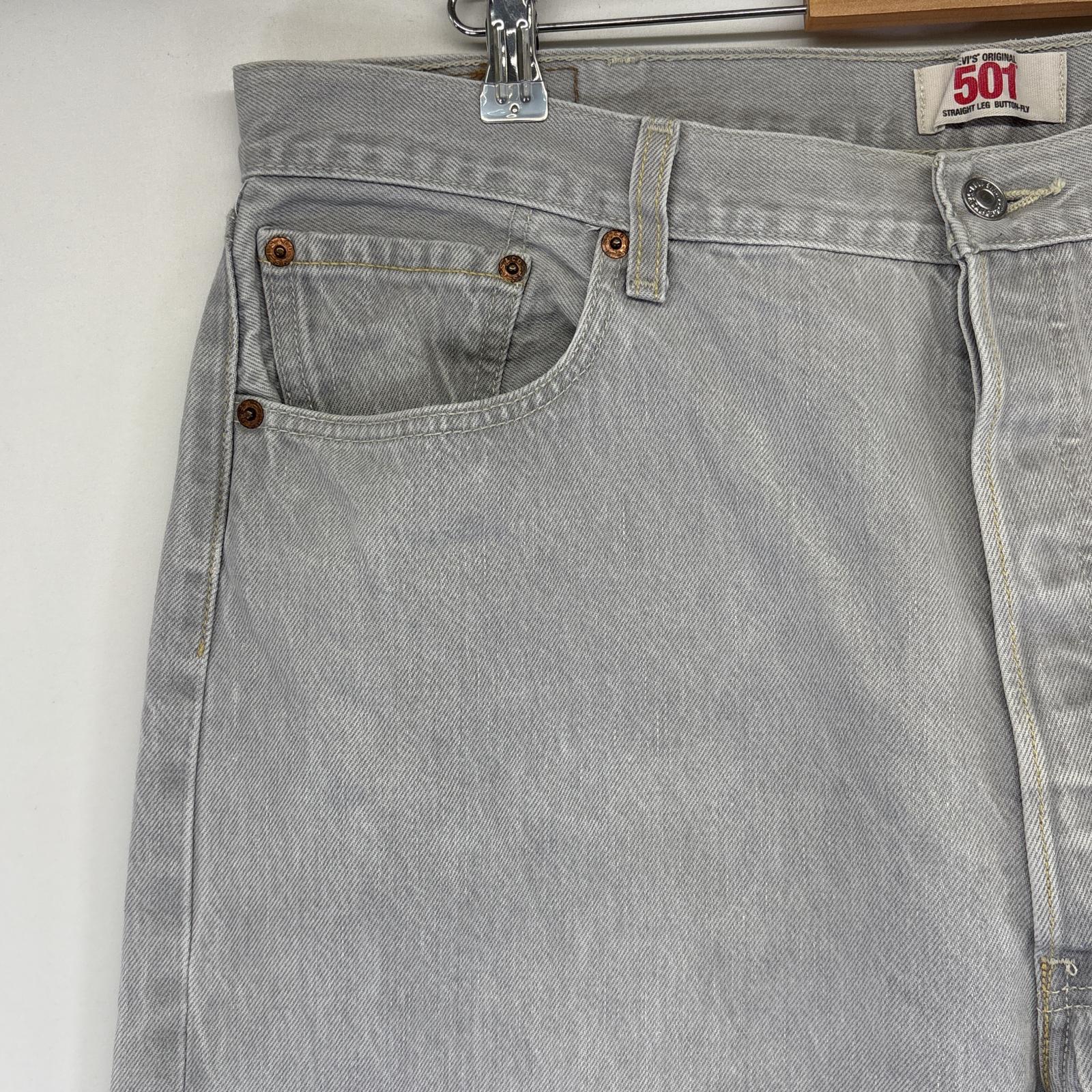 古着 デニムパンツ 501 ストレート ボタンフライ カラーパンツ 大きいサイズ w42 L30 グレー系 メンズ 古着 デニムパンツ 501 ストレート ボタンフライ カラーパンツ 大きいサイズ w42 L30 グレー系 メンズ