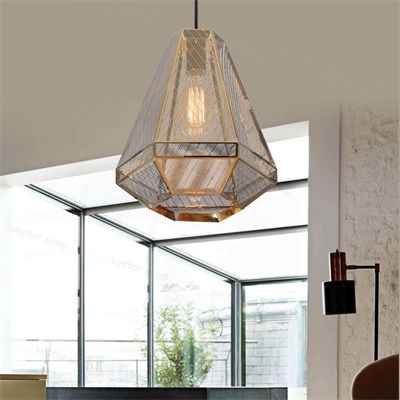 ペンダントライト 金属 LED 北欧 おしゃれ アンティーク キッチン ダイニング リビング ダイヤモンド レール ひし形 天井照明 廊下 居間用 玄関 寝室 幅30cmx高さ35cm 1灯 ダクトレ ペンダントライト 金属 LED 北欧 おしゃれ アンティーク キッチン ダイニング リビング ダイヤモンド レール ひし形 天井照明 廊下 居間用 玄関 寝室 幅30cmx高さ35cm 1灯 ダクトレ