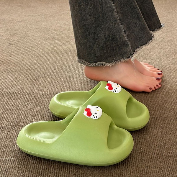 Qoo10] 激壳れ人気商品ハローキティスリッパかわい