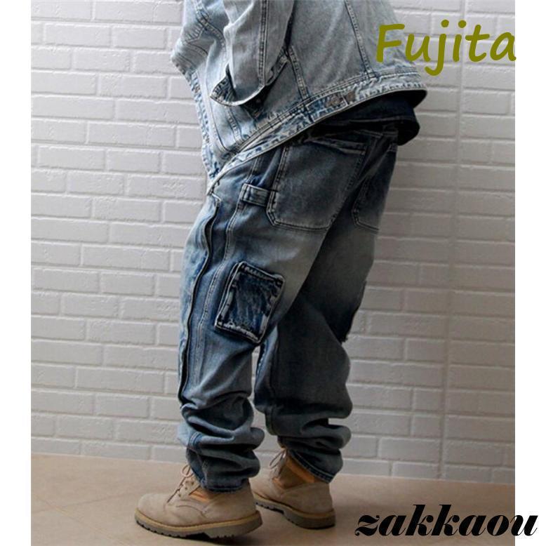 デニムパンツ メンズ デニム カーゴパンツ 大きいサイズ ズボン ジーンズ Gパン ジーパン カジュアル ゆる ヒップホップ デニムパンツ メンズ デニム カーゴパンツ 大きいサイズ ズボン ジーンズ Gパン ジーパン カジュアル ゆる ヒップホップ