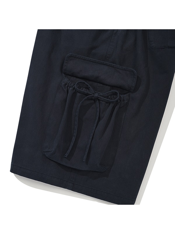 CARGO BERMUDA COTTON PANTS [NAVY]