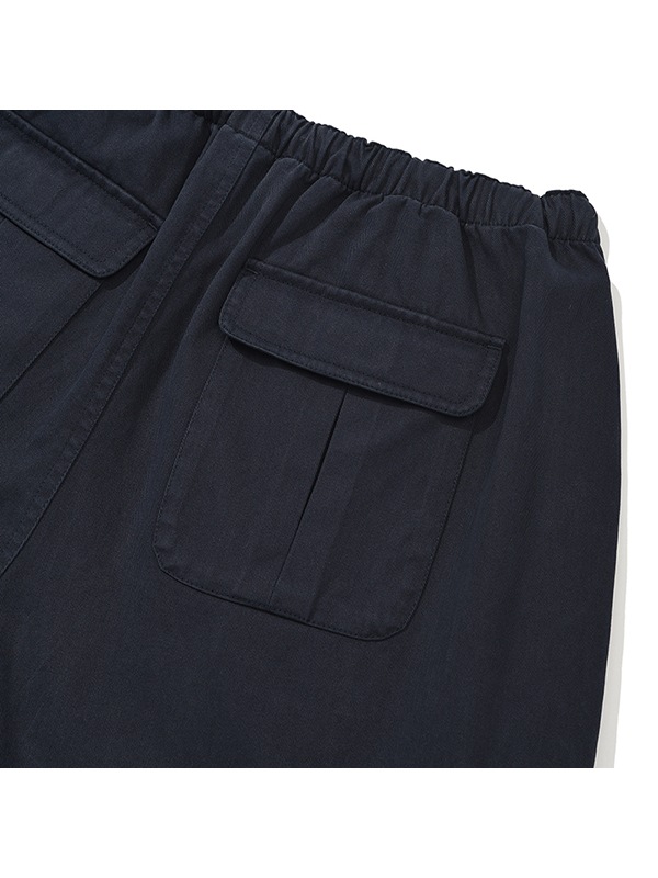 CARGO BERMUDA COTTON PANTS [NAVY]