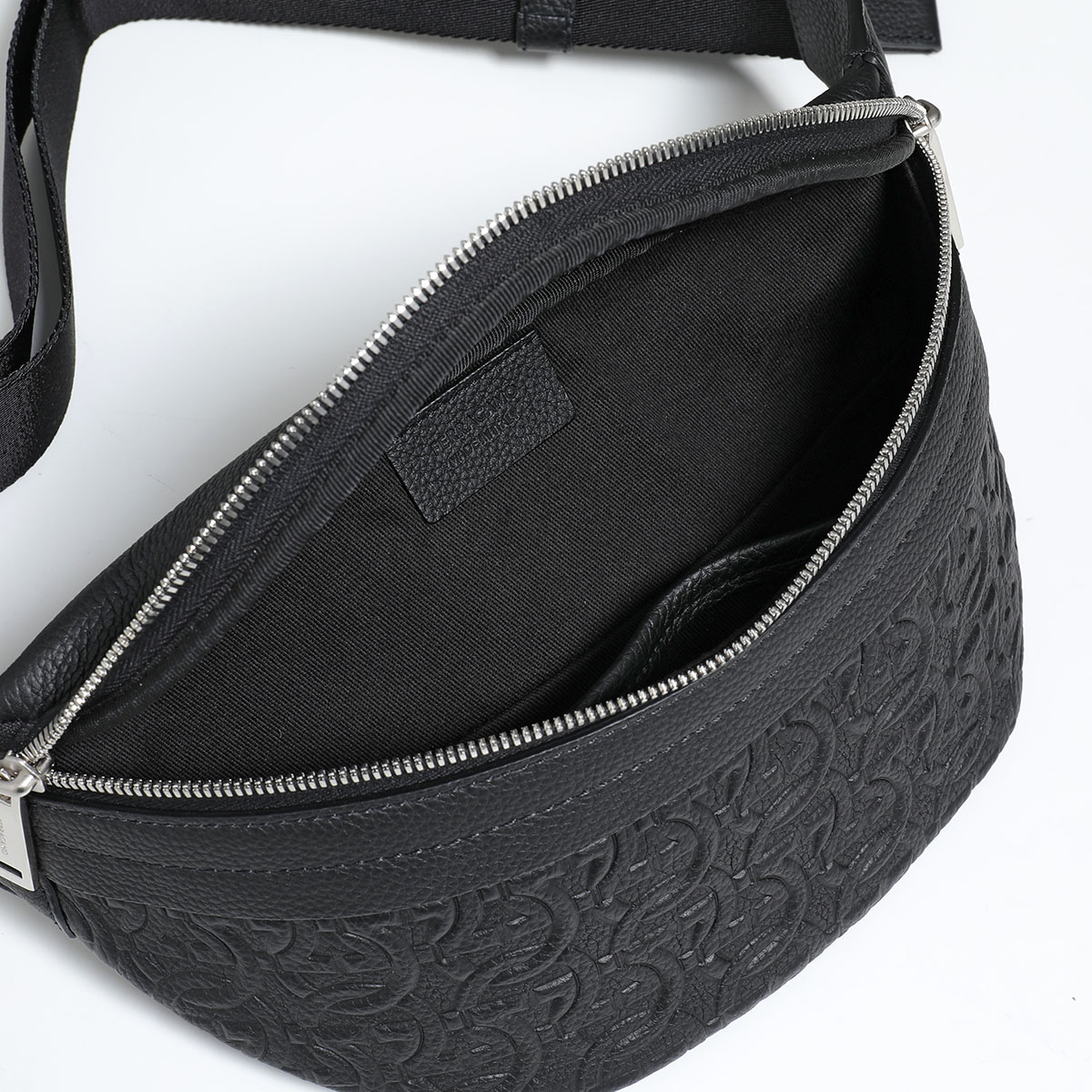 FERRAGAMO フェラガモ ボディバッグ 24 1489 メンズ ベルトバッグ レザー ガンチーニ モノグラム ウエストポーチ 鞄 769612/NERO FERRAGAMO フェラガモ ボディバッグ 24 1489 メンズ ベルトバッグ レザー ガンチーニ モノグラム ウエストポーチ 鞄 769612/NERO