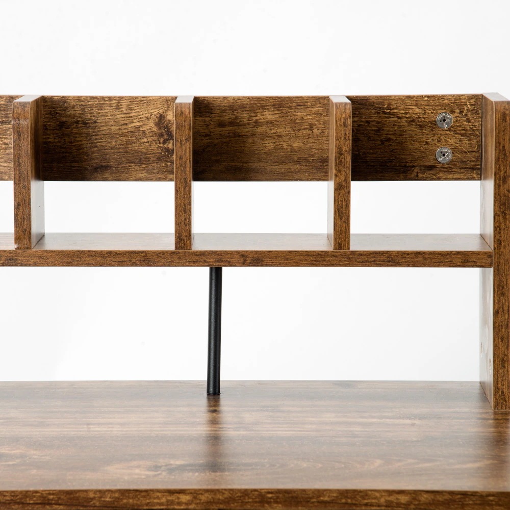 803【301556EAAオフィスチェア+パソコンデスク セット】 【人気商品】【ダークブラウン】パソコンデスク 引き出し付き 収納台 ミシン台 学習机 勉強机 803【301556EAAオフィスチェア+パソコンデスク セット】 【人気商品】【ダークブラウン】パソコンデスク 引き出し付き 収納台 ミシン台 学習机 勉強机