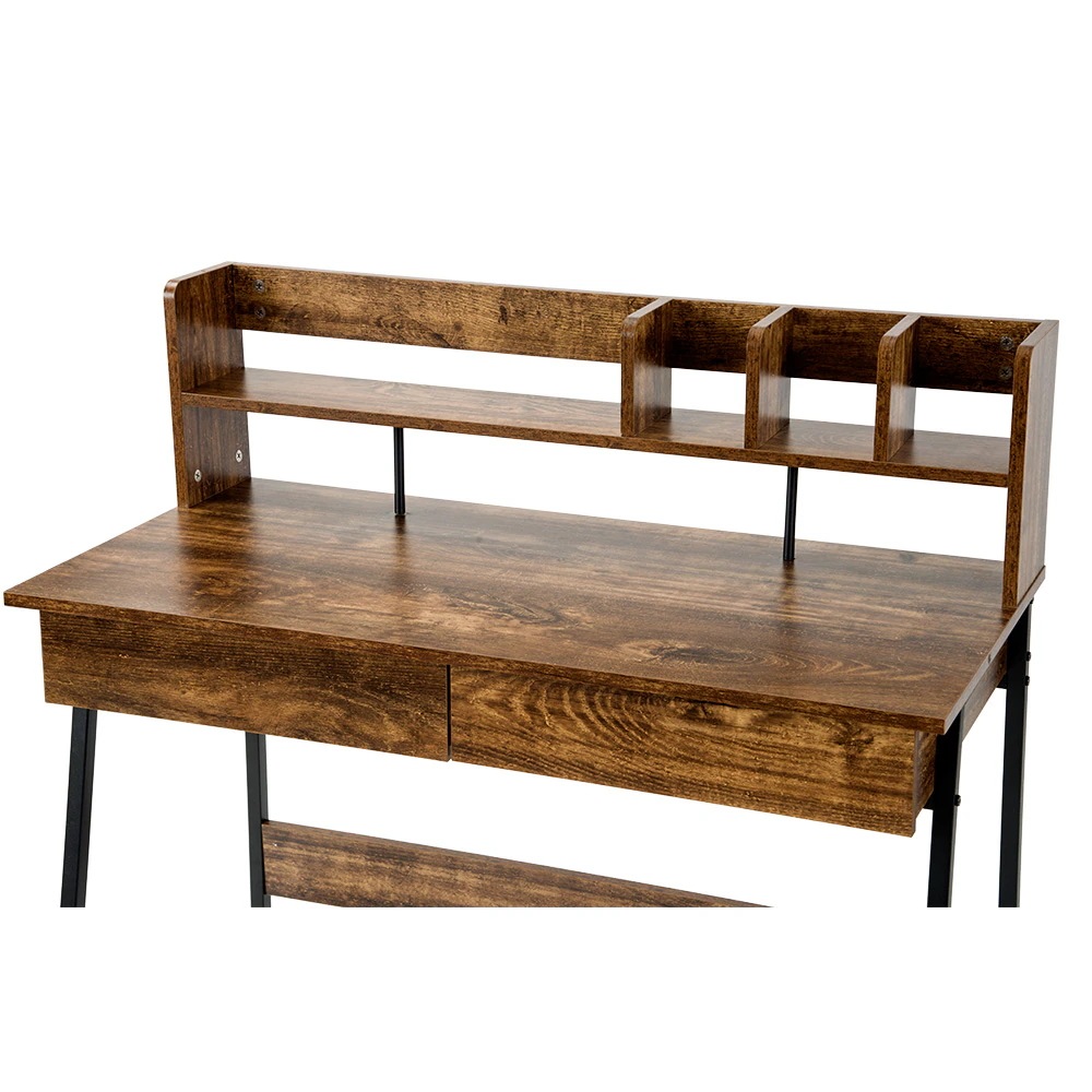 803【301556EAAオフィスチェア+パソコンデスク セット】 【人気商品】【ダークブラウン】パソコンデスク 引き出し付き 収納台 ミシン台 学習机 勉強机 803【301556EAAオフィスチェア+パソコンデスク セット】 【人気商品】【ダークブラウン】パソコンデスク 引き出し付き 収納台 ミシン台 学習机 勉強机