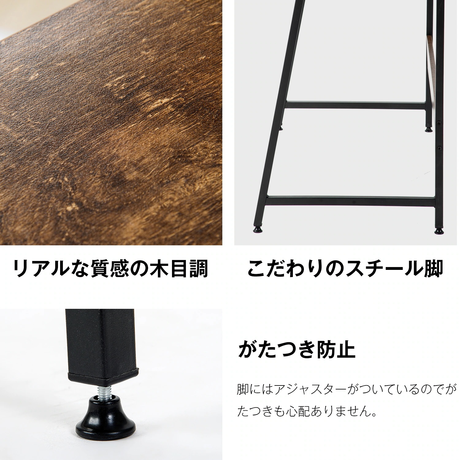 803【301556EAAオフィスチェア+パソコンデスク セット】 【人気商品】【ダークブラウン】パソコンデスク 引き出し付き 収納台 ミシン台 学習机 勉強机 803【301556EAAオフィスチェア+パソコンデスク セット】 【人気商品】【ダークブラウン】パソコンデスク 引き出し付き 収納台 ミシン台 学習机 勉強机