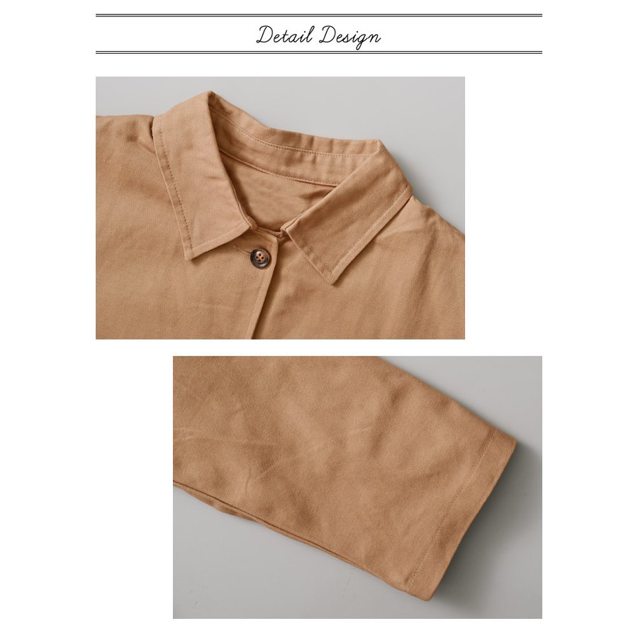 レディース 秋 冬 秋冬 黒 アウター ロング 長袖 ミディアム ジャケット チノコート キャメル