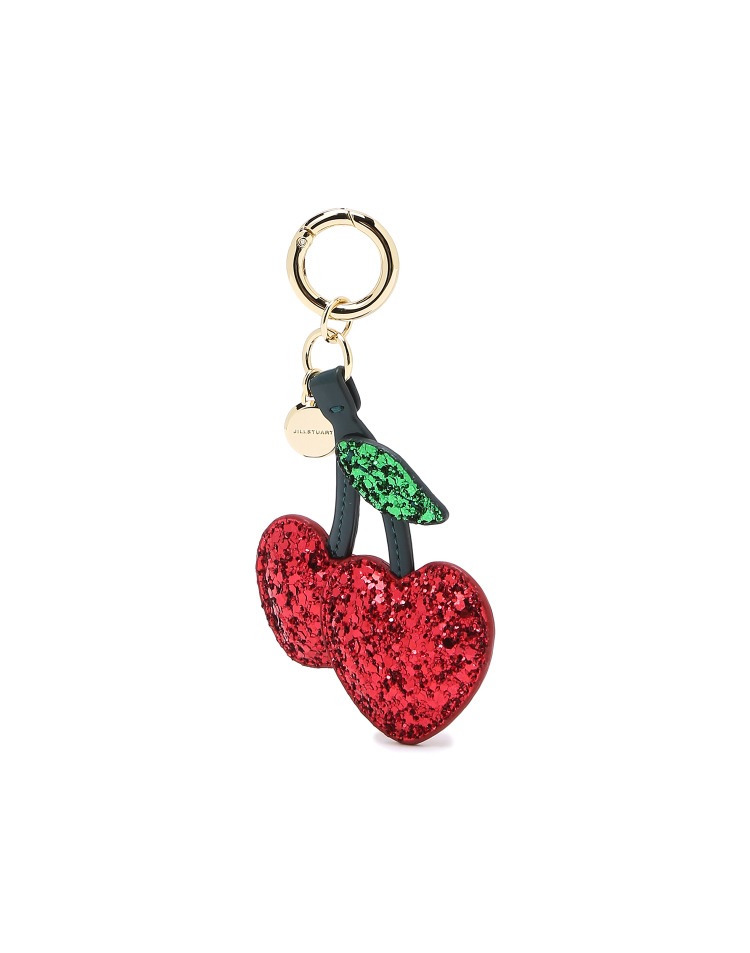 [23FW] [Charm] Cherry Sequin Leather Keyring 2色 バッグ装飾 新商品 韓国ブランド 韓国人気 韓国ファッション 学生 贈り物 ストリートファッション カ