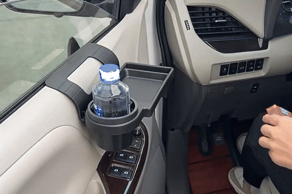 車両用 マルチ カップホルダー サイドドア ウィンドウ 電話 スタンド 車両のための掛け 保存 棚 プラスチック 物資 多機能 自動車