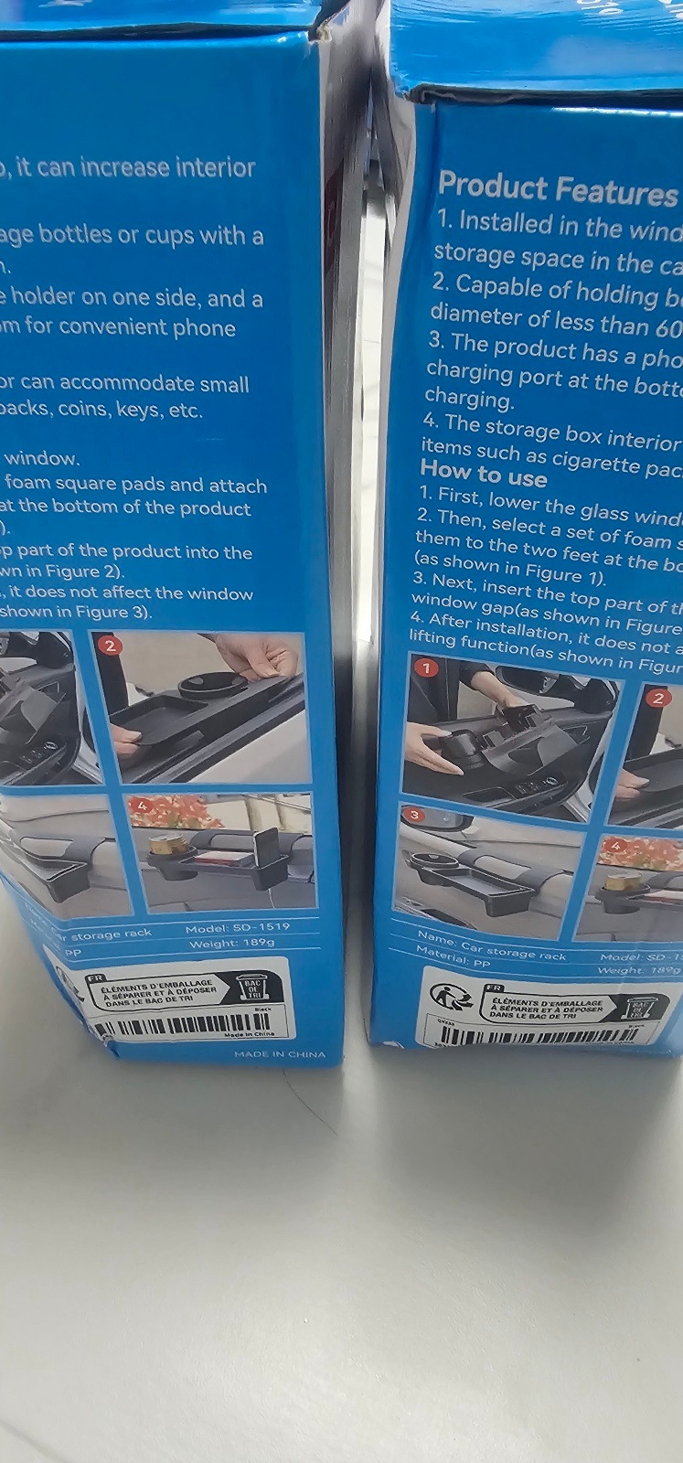 車両用 マルチ カップホルダー サイドドア ウィンドウ 電話 スタンド 車両のための掛け 保存 棚 プラスチック 物資 多機能 自動車