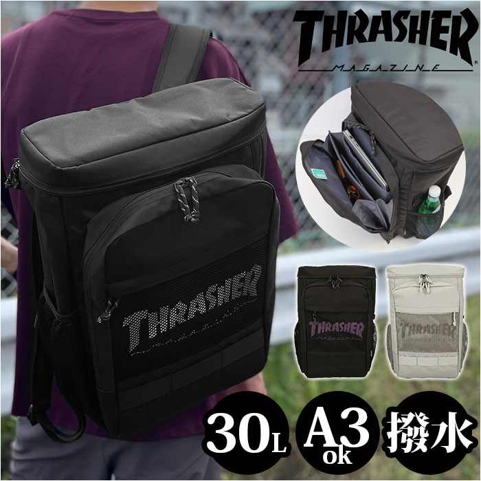 スラッシャー リュック THR-238 THRASHER 通販 メンズ 大容量 30L A4 B4 通学 通勤 おしゃれ カジュアル 軽量 軽い 撥水 はっ水 シンプル 消臭 抗菌 ポケット メッシュ スラッシャー リュック THR-238 THRASHER 通販 メンズ 大容量 30L A4 B4 通学 通勤 おしゃれ カジュアル 軽量 軽い 撥水 はっ水 シンプル 消臭 抗菌 ポケット メッシュ