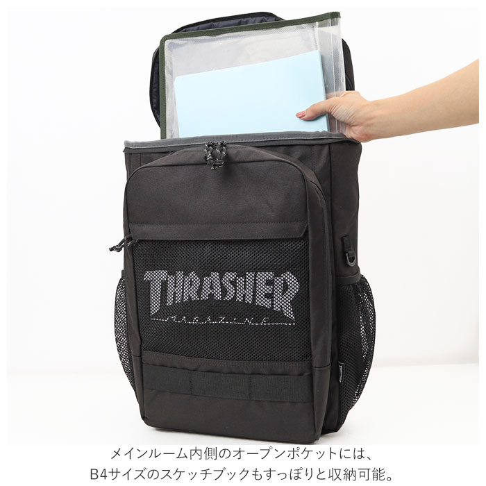 スラッシャー リュック THR-238 THRASHER 通販 メンズ 大容量 30L A4 B4 通学 通勤 おしゃれ カジュアル 軽量 軽い 撥水 はっ水 シンプル 消臭 抗菌 ポケット メッシュ スラッシャー リュック THR-238 THRASHER 通販 メンズ 大容量 30L A4 B4 通学 通勤 おしゃれ カジュアル 軽量 軽い 撥水 はっ水 シンプル 消臭 抗菌 ポケット メッシュ