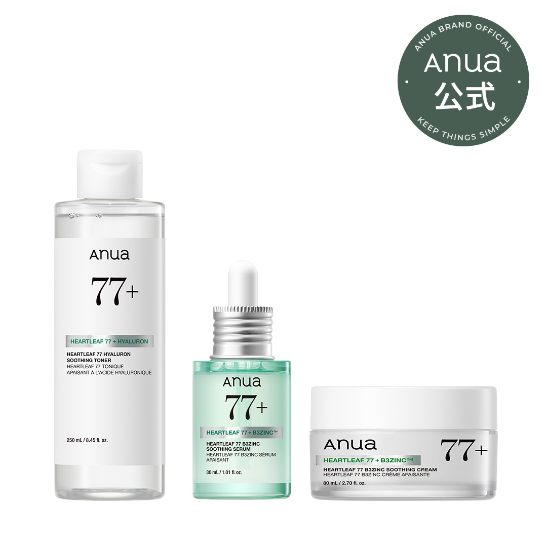 【新品未開封】Anua 0.3+ 30ml 8本セット 美容液 Qoo10] アヌア ドクダミ3STEPセット(化粧水＋美容液