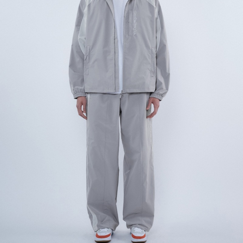 CODEGRAPHY バイカラー テック ストリング パンツ_グレー CODEGRAPHY バイカラー テック ストリング パンツ_グレー