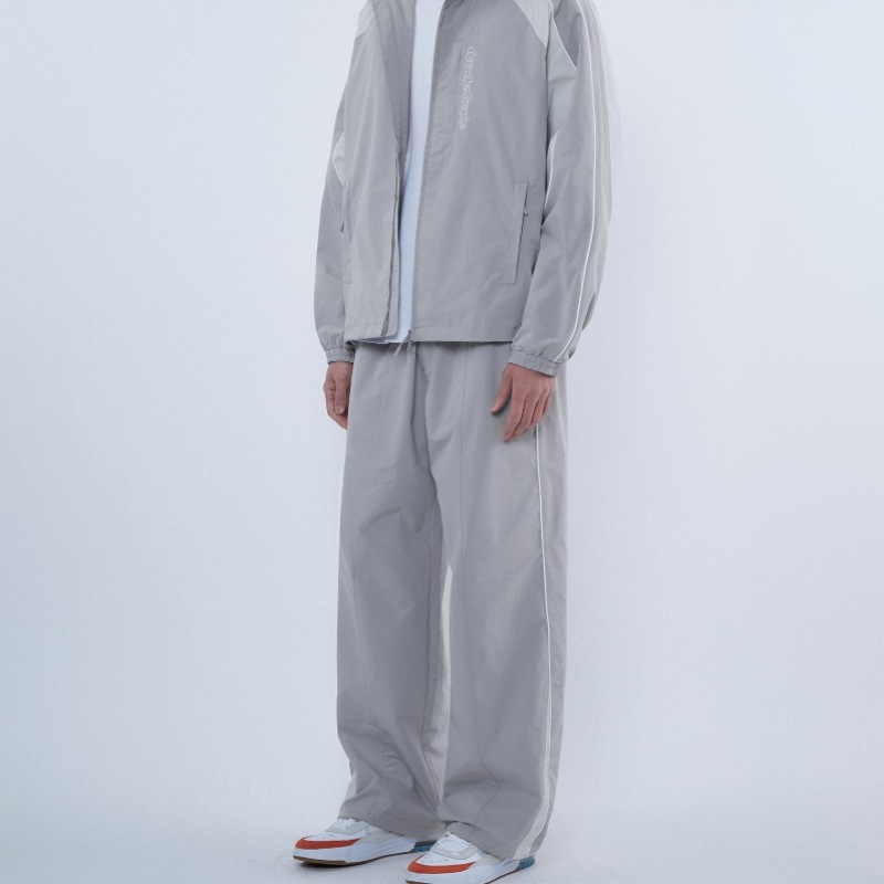 CODEGRAPHY バイカラー テック ストリング パンツ_グレー CODEGRAPHY バイカラー テック ストリング パンツ_グレー