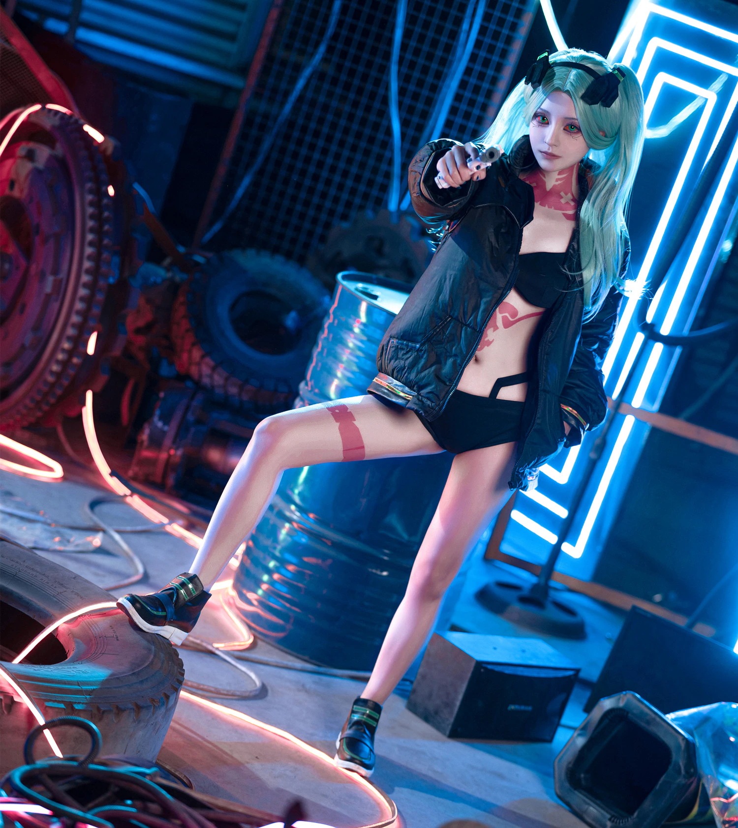 Cyberpunk: Edgerunners サイバーパンク:エッジランナーズ レベッカ Rebecca コスプレ衣装 コスチューム イベント ハロウィン