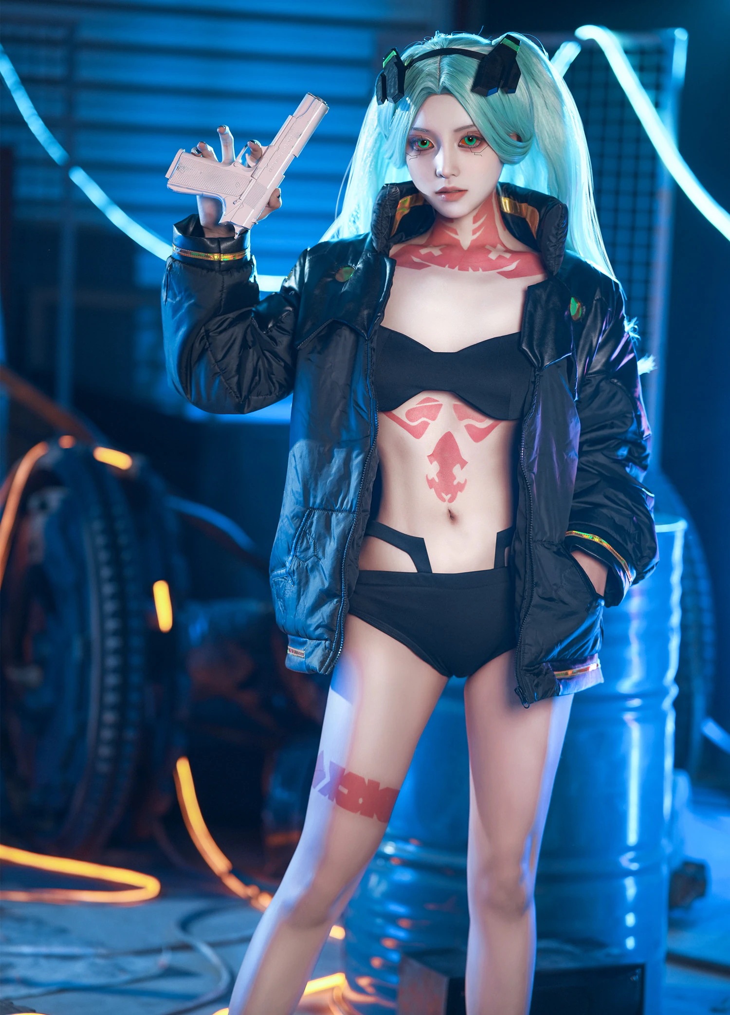 Cyberpunk: Edgerunners サイバーパンク:エッジランナーズ レベッカ Rebecca コスプレ衣装 コスチューム イベント ハロウィン