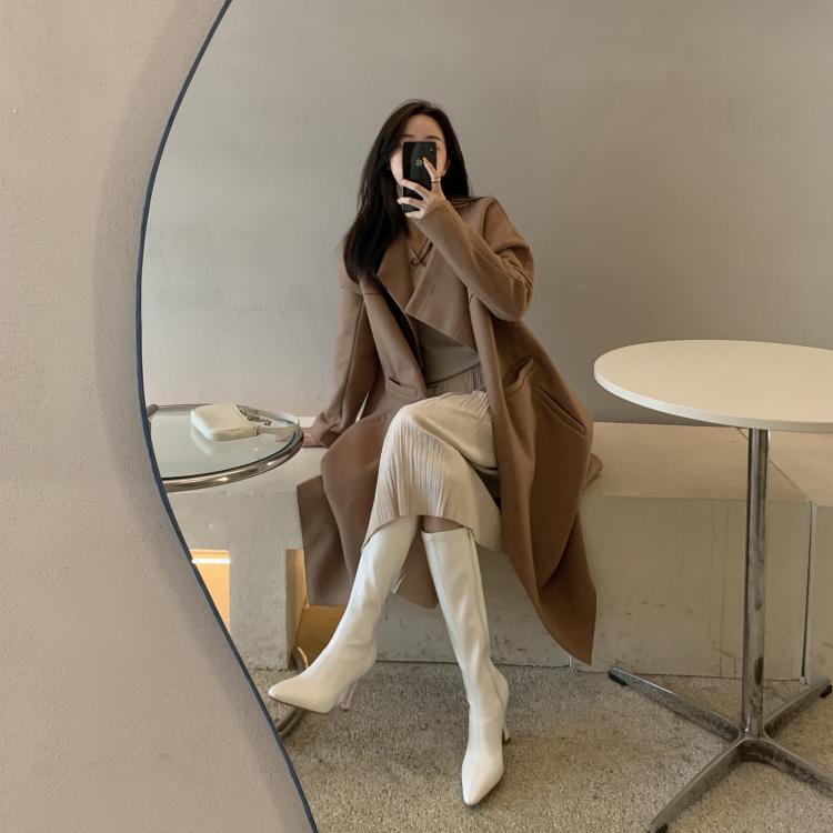 ブーツ ロングブーツが復活！厚底サンダルブーツスタイルアップ！ヒールパンプス美脚ヒールサンダル話題！トングサンダル2024韓国ファッション秋冬ins