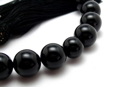 「職人仕立て」 男性用 数珠 14mm 黒瑪瑙(オニキス) 念珠 略式数珠 メンズ 仏具 神具 天然石 パワーストーン 人絹頭付房 葬式 葬儀 法事 ブラック 黒 「職人仕立て」 男性用 数珠 14mm 黒瑪瑙(オニキス) 念珠 略式数珠 メンズ 仏具 神具 天然石 パワーストーン 人絹頭付房 葬式 葬儀 法事 ブラック 黒