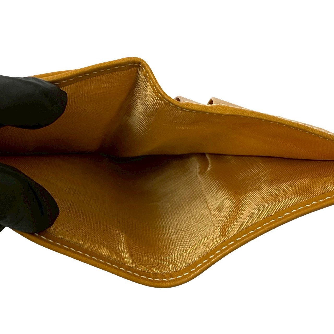 ヴィンテージ マイクロGG ロゴ 金具二つ折り財布 レザー PVC ブラウン 60487 ヴィンテージ マイクロGG ロゴ 金具二つ折り財布 レザー PVC ブラウン 60487