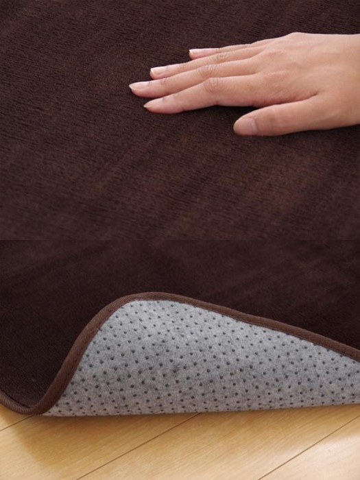 ラグ カーペット 『ピオニー』 ブラウン 約200×250cm (ホットカーペット対応) 9810246 ラグ カーペット 『ピオニー』 ブラウン 約200×250cm (ホットカーペット対応) 9810246