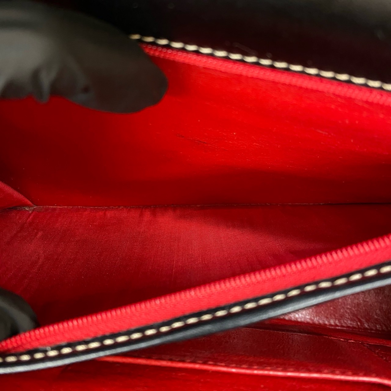 ヴィンテージ ロゴ 金具ハンドバッグ レザー ブラック 46147 ヴィンテージ ロゴ 金具ハンドバッグ レザー ブラック 46147