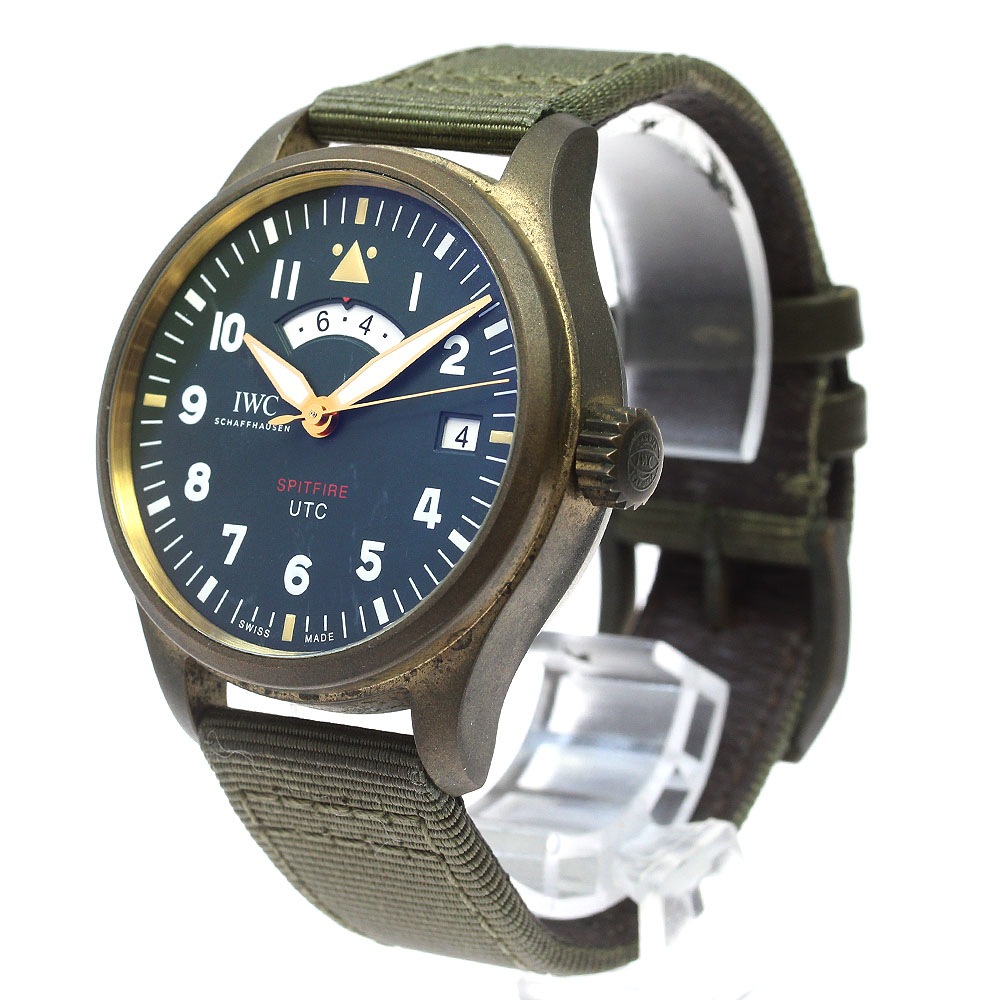 IWC IWC SCHAFFHAUSEN IW327101 UTC スピットファイア MJ271 世界限定271本 自動巻き メンズ _826650【中古】 IWC IWC SCHAFFHAUSEN IW327101 UTC スピットファイア MJ271 世界限定271本 自動巻き メンズ _826650【中古】