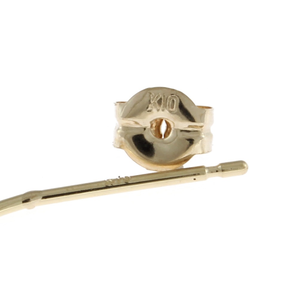 フープ風 ピアス 10金 K10ゴールド 淡水パール 10珠 新品 フープ風 ピアス 10金 K10ゴールド 淡水パール 10珠 新品