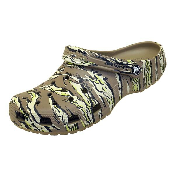 Classic Printed Camo Clog 206454 260 クラシック プリンテッド カモ クロッグ カーキ 砂漠迷彩 メンズ カジュアル シンプル スポーティ おしゃれ アウトドア ミ