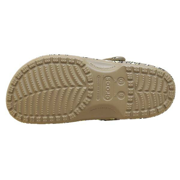 Classic Printed Camo Clog 206454 260 クラシック プリンテッド カモ クロッグ カーキ 砂漠迷彩 メンズ カジュアル シンプル スポーティ おしゃれ アウトドア ミ